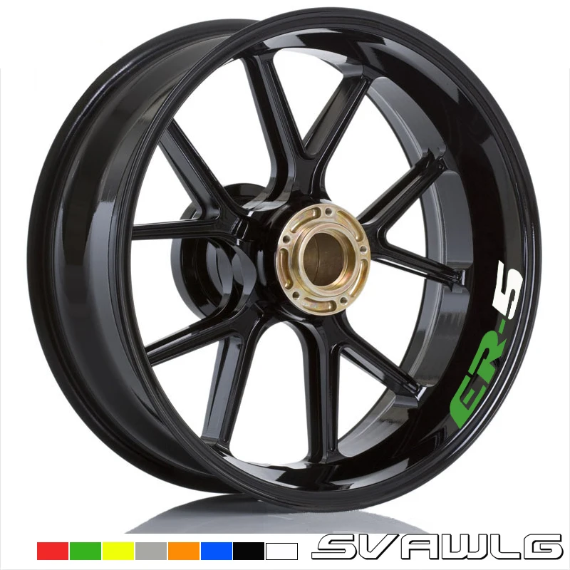 Adesivo Moto Pegatinas Moto Strisce Riflettente Cerchione Moto Adesivi Per Kawasaki Er-5