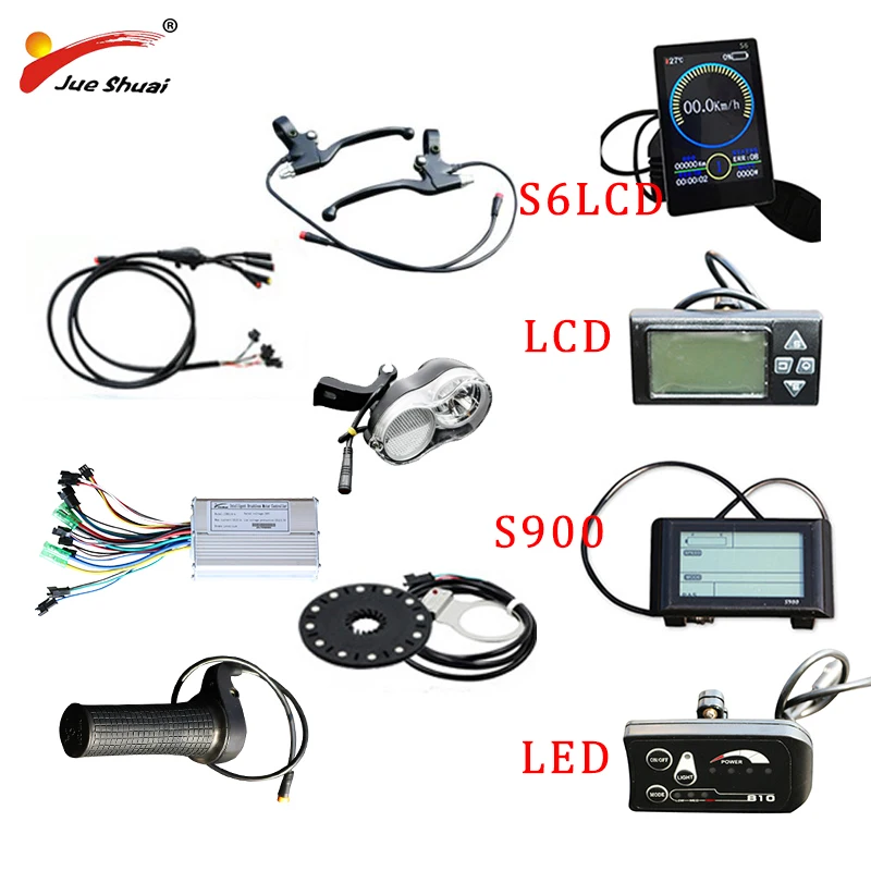 Electric Bicycle 36V 250W-500W Controller LCD Display PAS sensor 12 Magnets cool Throttle for E-bike Parts with waterproof cable
Electric Bicycle 36V 250W-500W Controller LCD Display PAS sensor 12 Magnets cool Throttle for E-bike Parts with waterproof cable