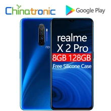 Мобильный телефон realme X2 Pro, 8 ГБ, 128 ГБ, 6,5 дюймов, FHD+ 90 Гц, Восьмиядерный процессор Snapdragon 855 Plus, 64 мп, Super VOOC, 50 Вт, Dolby, 4000 мА/ч, NFC