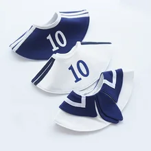 INS/корейский стиль; Новинка; детские нагрудники для маленьких мальчиков; цвет темно-синий; хлопковый спортивный детский нагрудник с имитацией воротника; слюнявчик для кормления; одежда для малышей; аксессуары для ухода за ребенком