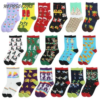 

Creative Warm Harajuku Animal Happy Funny Socks Cute Food Christmas Socks Women Divertidos Casual Crazy Sokken Chaussette Femme