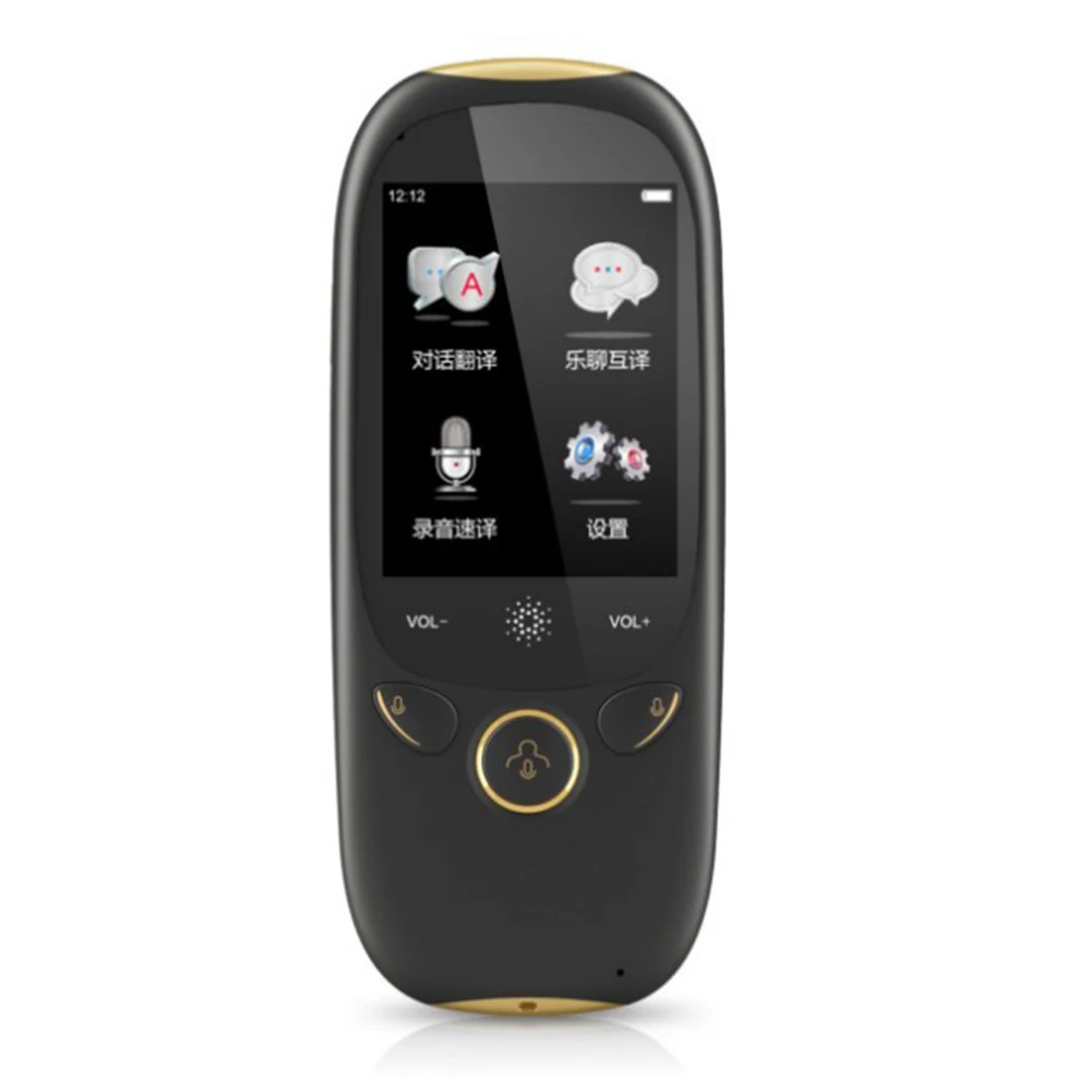 

Accurate Smart Bluetooth 45 Languages Voice Device Translator Recording 2 Inch Learning WIFI Mini Travel Overseas Instant