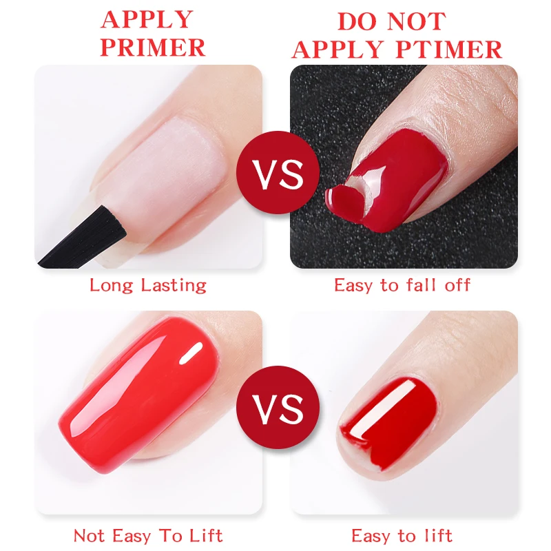 Nail Prep Dehydrator Acid Free Fit Nail-Primer Bonder for Acrylic Nails 15ml