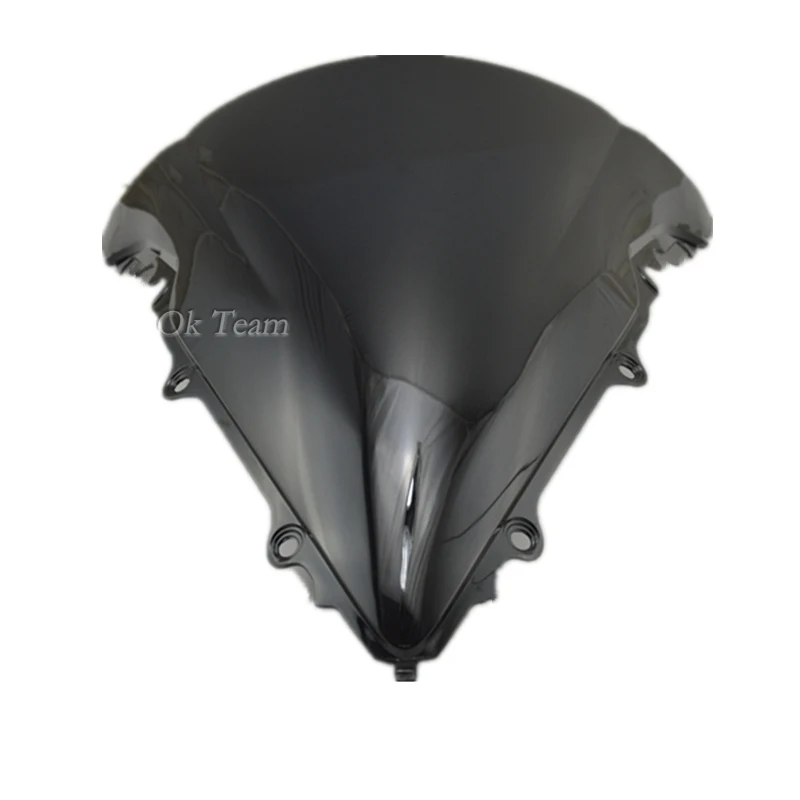 Лобовое стекло мотоцикла для Yamaha YZF600 R6 2003 2004 2005 черный синий прозрачный лобовое стекло двойной пузырь