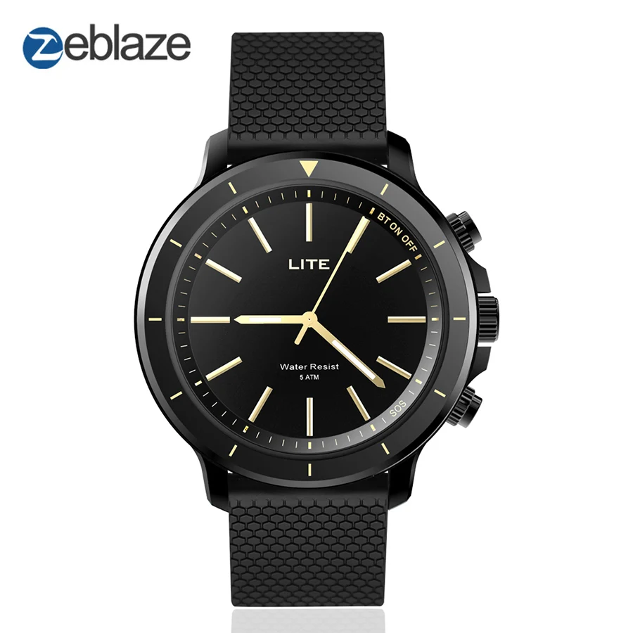 Zeblaze VIBE LITE, 5 АТМ, Bluetooth, водонепроницаемые Смарт-часы, SOS, калории, Спортивная цель, BT4.0, кварцевые Смарт-часы с дистанционным управлением для мужчин и женщин