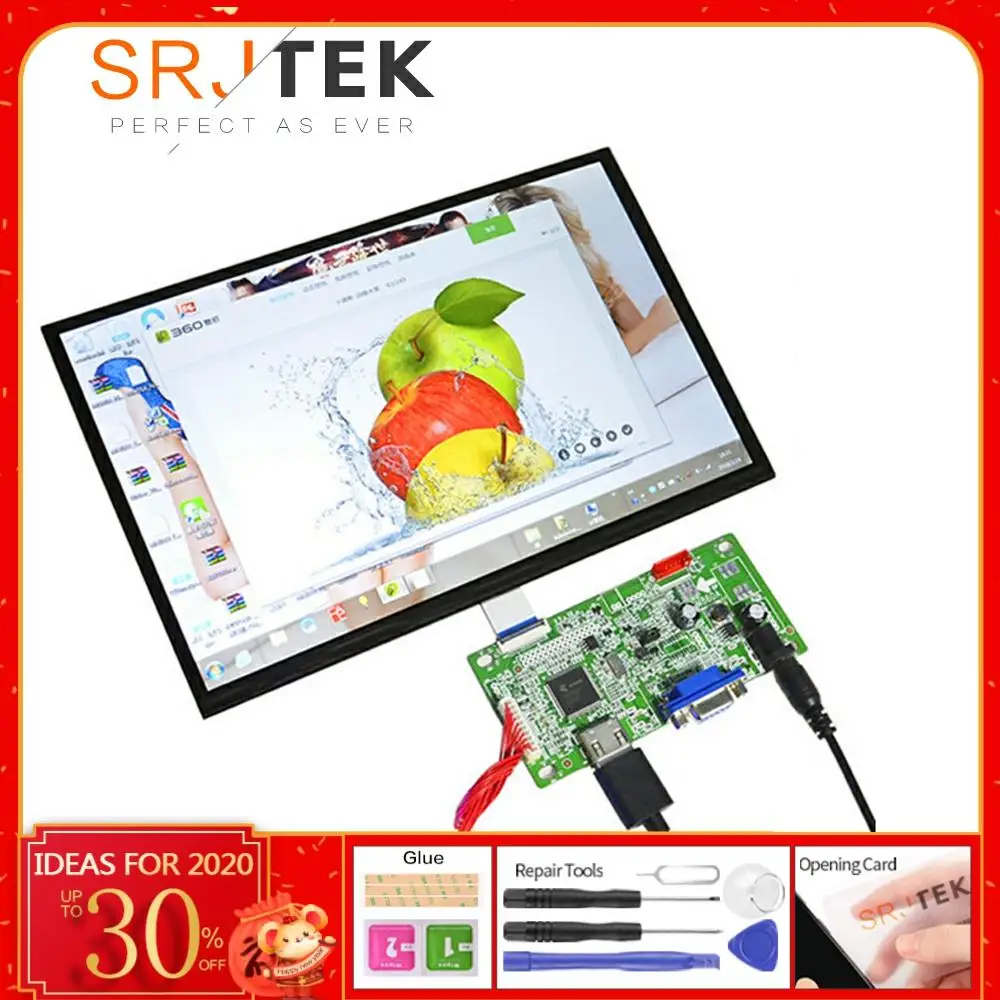 Raspberry Pi 3 15 inch IPS LCD Capacitive LCD display Screen DIY kit full view 1920*1080 HD HDMI+VG