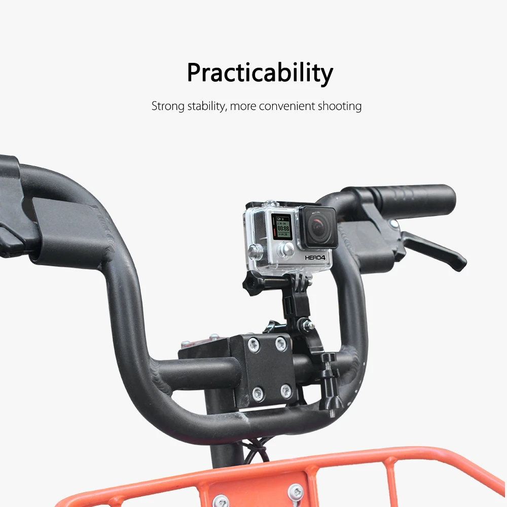 Vamson для Go Pro Аксессуары для велосипеда мотоцикла руль для Gopro Hero 7 6 5 4 для SJCAM Mijia для yi VP504