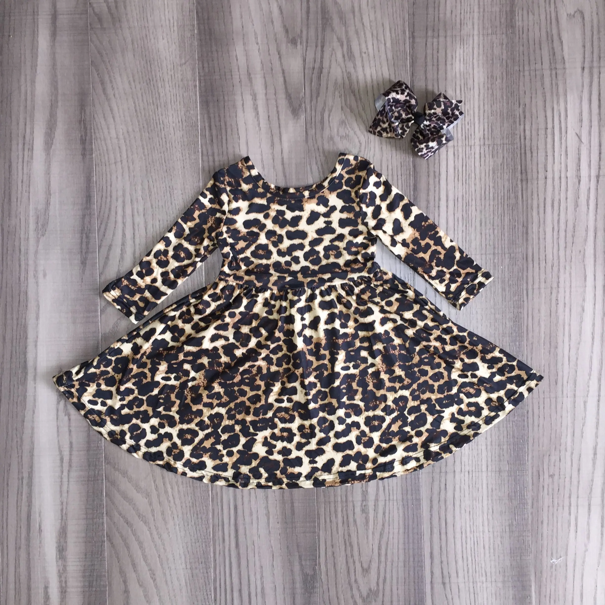 baby leopard dress