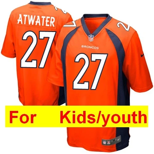 Красный Youth Denver Von Miller Bradley Chubb John Elway Emkidsuel Sanders Steve Atwater Chris Harris Jr color rush Jersey - Цвет: Красный