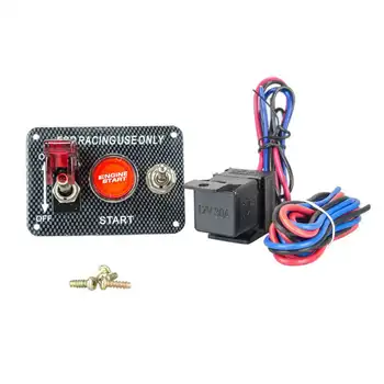 

Racing Car Electronics Switch Kit Panel Engine Start Button Toggle