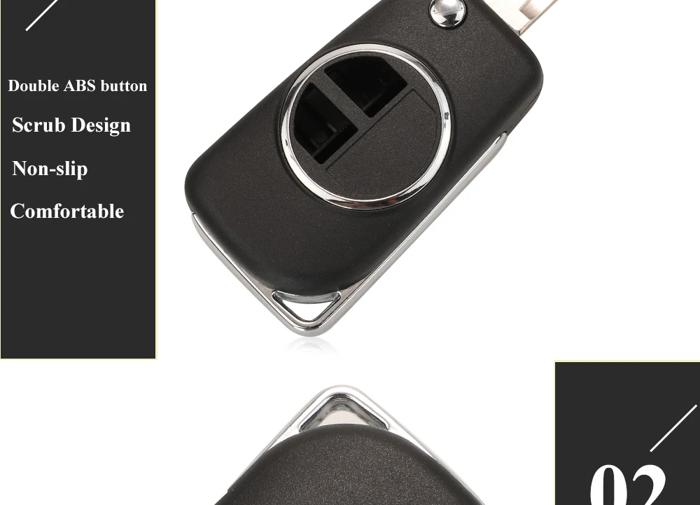 Jinyuqin 10/20pcs 2 pulsanti di ricambio modificato Flip Remote Key Case Shell per Suzuki Swift SX4 Jimny Vitara Fob Key Cover 12 Jinyuqin 10/20pcs 2 pulsanti di ricambio modificato Flip Remote Key Case Shell per Suzuki Swift SX4 Jimny Vitara Fob Key Cover - H12dbe89b23394d98a99035ec70a87ee5W