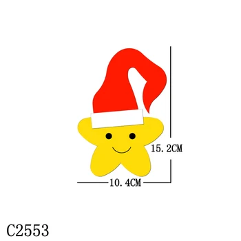 

New Christmas stars Wooden die Scrapbooking C2553 Cutting Dies Multiple sizes