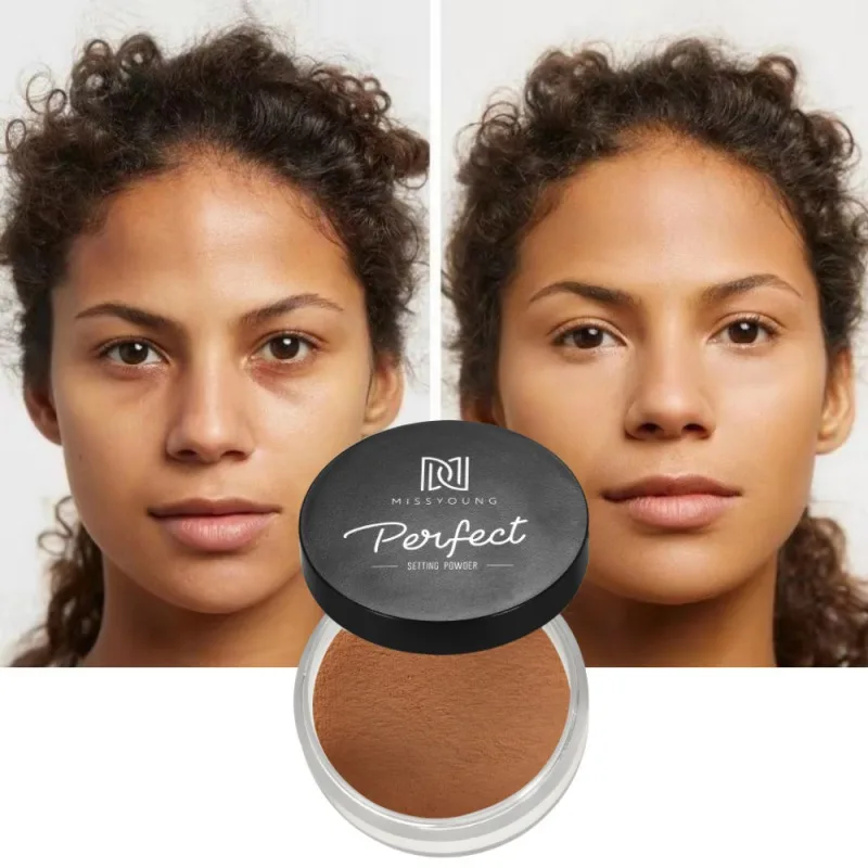 Стойкий контроль масла Макияж для лица, хайлайтер, минеральная гладкая полупрозрачная пудра, косметическая пудра