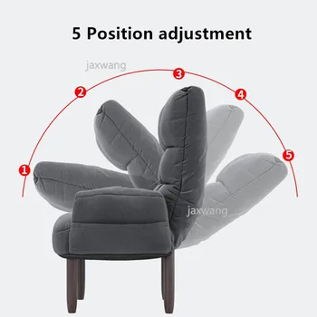 

Lazy Sofa Living Room Detachable Washable Comfortable Sofa Bedroom Balcony Washable Foldable Sofa Multi-Gear Adjustment