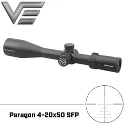 Векторная оптика Paragon 4-20X50 Тактический Riflescope немецкая оптика с креплением кольцо Long Range прицел снайперской винтовки