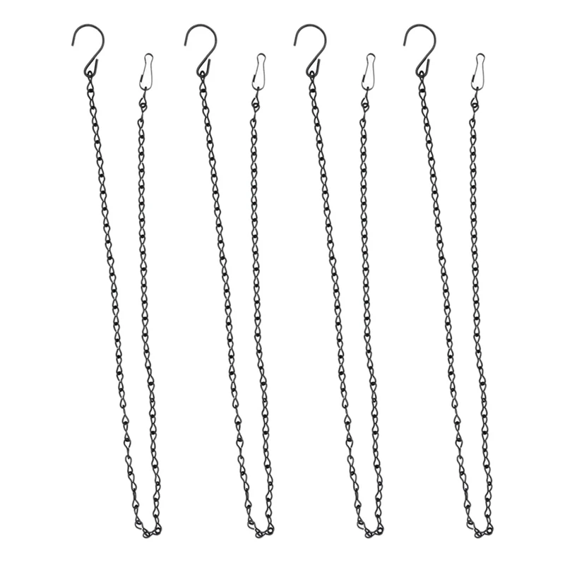 

10 Piece 35 Inch Hanging Chain Garden Plant Hook, Suitable for Bird Feeding, Blackboard, Planter, Lantern, Wind Bell and Decorat