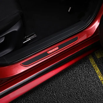

4PCS Silicone Door Sill Pad Welcome Foot Pedal For Mazda 3 AXELA CX-4 CX-5 ATENZA CAR Accessories