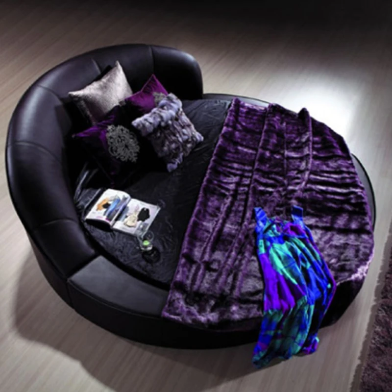 Дизайнерская кровать из современной ткани/мягкая кровать/двуспальная кровать king size мебель для спальни