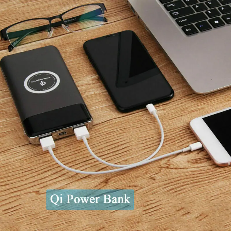Micro usb type-C беспроводное быстрое зарядное устройство для зарядки Qi DIY светодиодный блок питания чехол для samsung iPhone