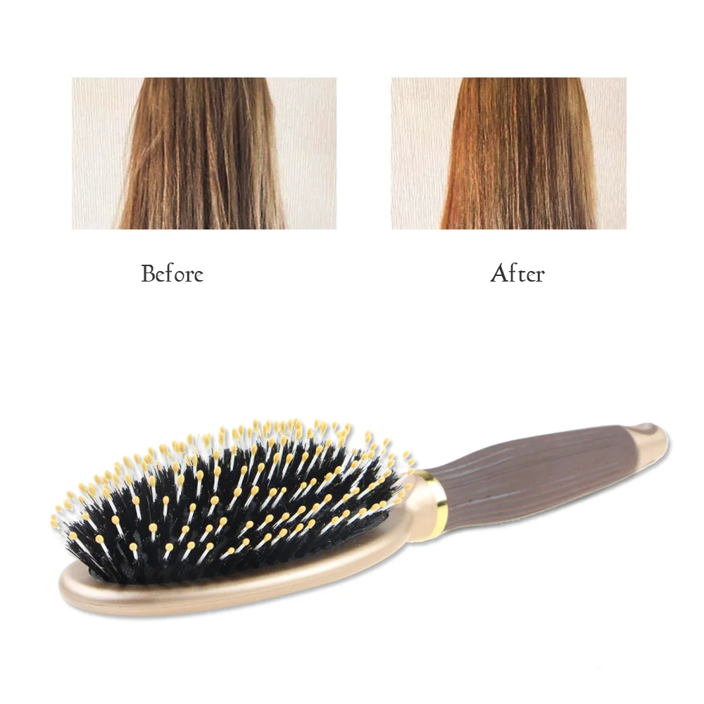

Air Bristles Comb Scalp Massage Hairbrush Cleaner Non-Slip Nylon Anti-Static Brush Salon Hairdressing Comb HairStyling Lice Comb