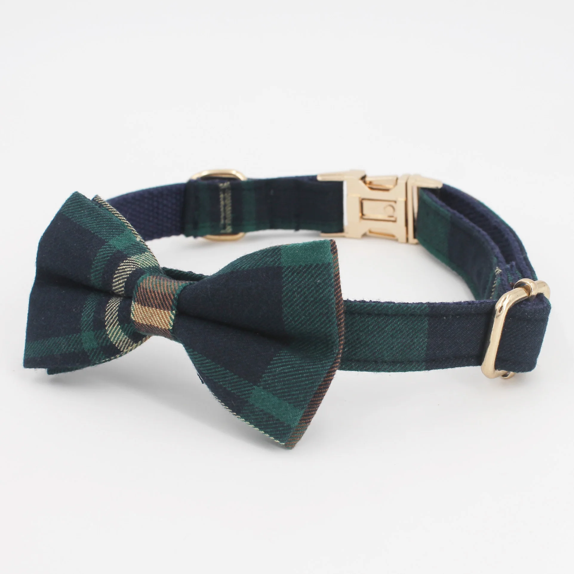 Najtaniej Tweed Tartan obroża dla psa muszka akcesoria dla zwierząt