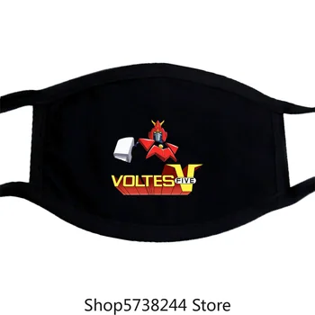 

New Robot Anime Voltes V Dark Blue Men'S Mask Size S-3Xl Washable Reusable Mask