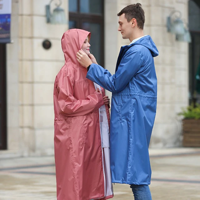 Impermeable largo para hombre y transpirable, repelente al chaqueta - AliExpress Mobile