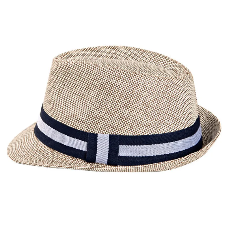 Летние джаз шляпа Панама Бич Кепки s фетровая шляпка шерстяная головные уборы для мужчин и женщин на открытом воздухе модная Солнцезащитная шляпка c гибким