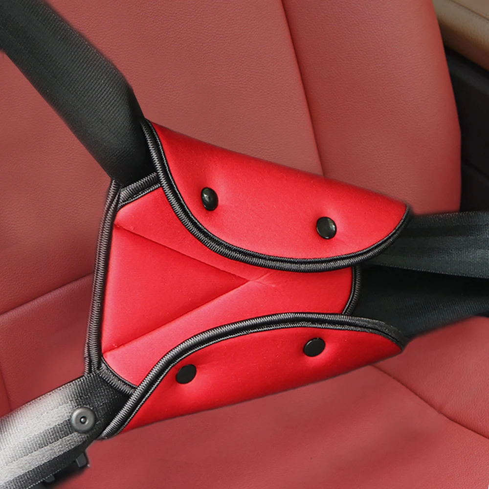 CarSafeSeatBeltCoverSoftAdjustableTriangleSafetySeatBeltPad