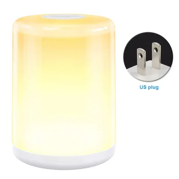 

Eye Caring Adjustable Brightness Atmosphere Table Lamp Reading Gift Touch Dimmable Bedroom Bedside RGB Colorful Sleeping Timing