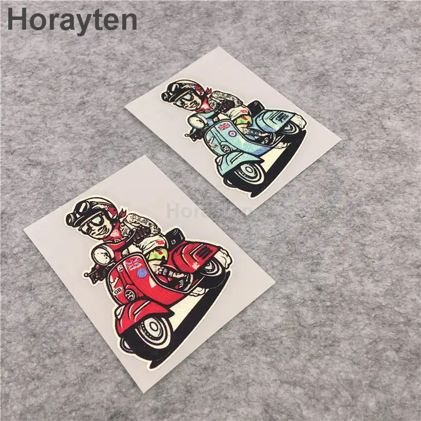 Retro Racing Culture Decals Uk Gb Motorcycle Bike Sticker Car Styling For Vespa Car Stickers Aliexpress