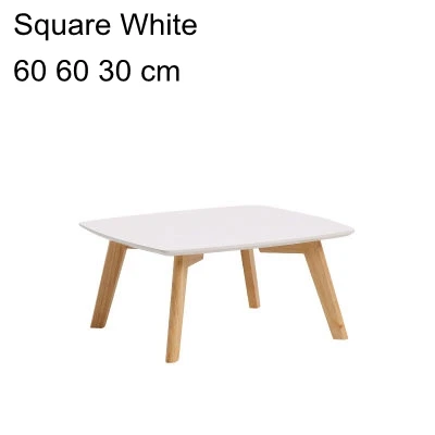 White 60 60 30 cm Твердый деревянный чайный столик окно низкий стол спальня Маленький журнальный столик гостиная прямоугольный японский стиль Азия стиль мебель - Цвет: White 60 60 30 cm
