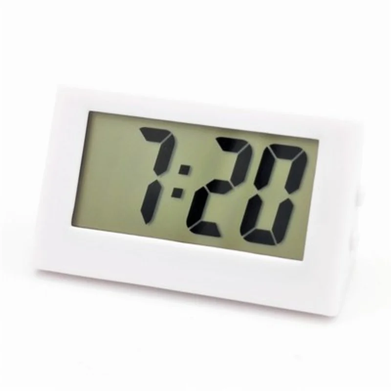 1PC 3Colors Mini Lcd Digitale Tafel Dashboard Bureau Elektronische Klok Voor Desktop Office Wekker | Дом и сад