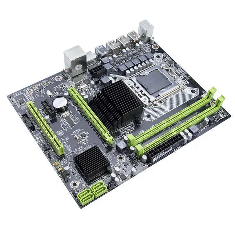 X58 Lga 1366 Motherboard Support For REG ECC Server Memory And Xeon Processor 32 Ram With 3