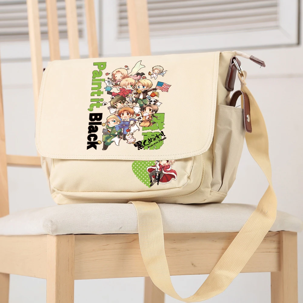 MeanCat Axis power сумка на плечо для мальчиков и девочек Bookbag Hetalia