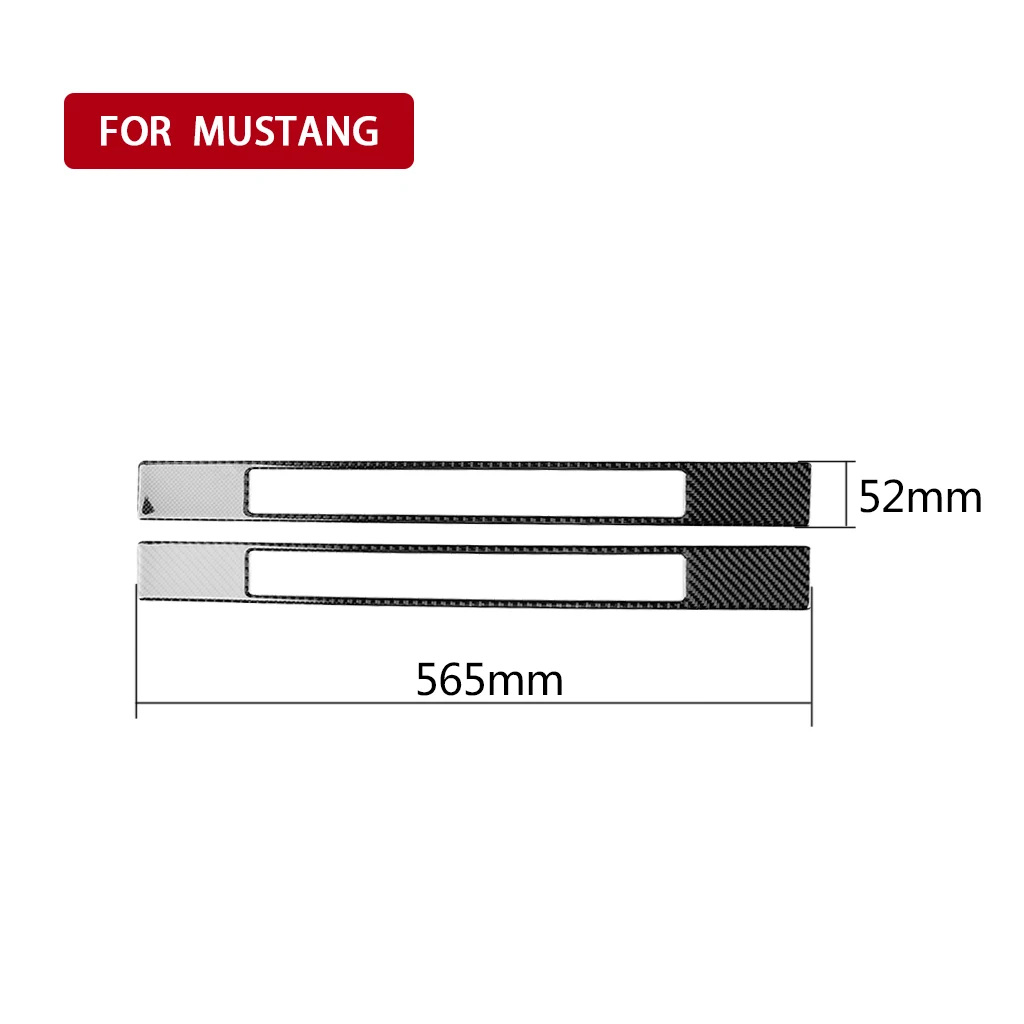 Аксессуары для Ford Mustang- Mustang GT Airspeed Carbon для Ford Mustang наклейка на дверные пороги защита