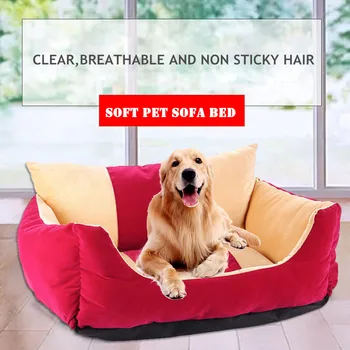 

Luxury Pet Sofa Bed Soft Velvet Dog Bed Mat Cozy Cat Nest Puppy Kennel House Dog Bench Lounger Chihuahua Cushion Cama Perro