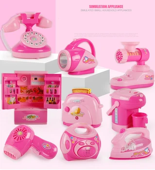 

Kawaii Pretend Play Mini Simulation Electric Mini Household Electrical Pretend Play Game Toy Kids Gift Household Appliances