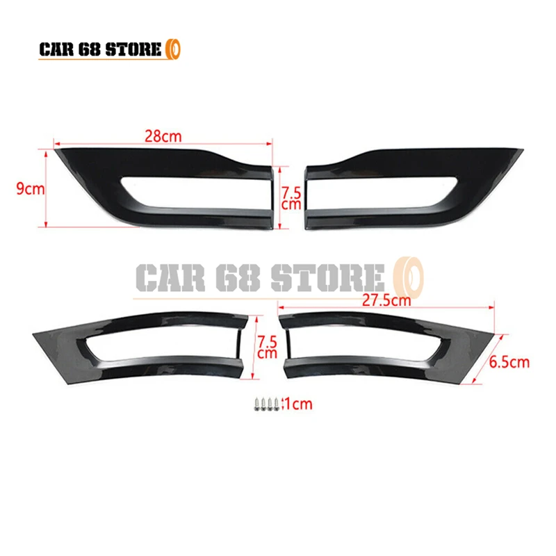 Grand Cherokee tailgate taillight trim car taillight decoration OE:68220970AA 68220968AA 68219812AA 68219813AA For 2014- Jeep Grand Cherokee 9Pcs/Set