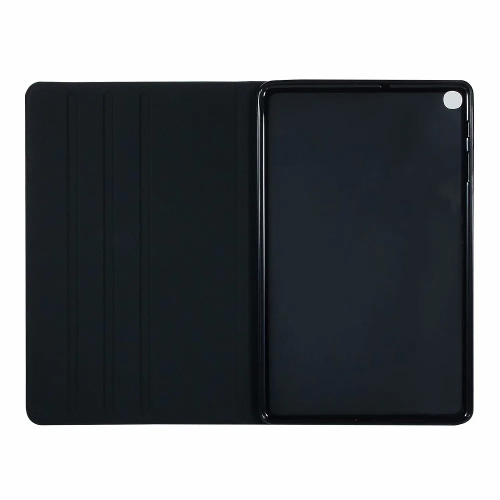 Чехол для планшета из искусственной кожи для samsung Galaxy Tab A 10,1 T510 T515 SM-510 SM-515 чехол с откидной подставкой из мягкого ТПУ+ ручка