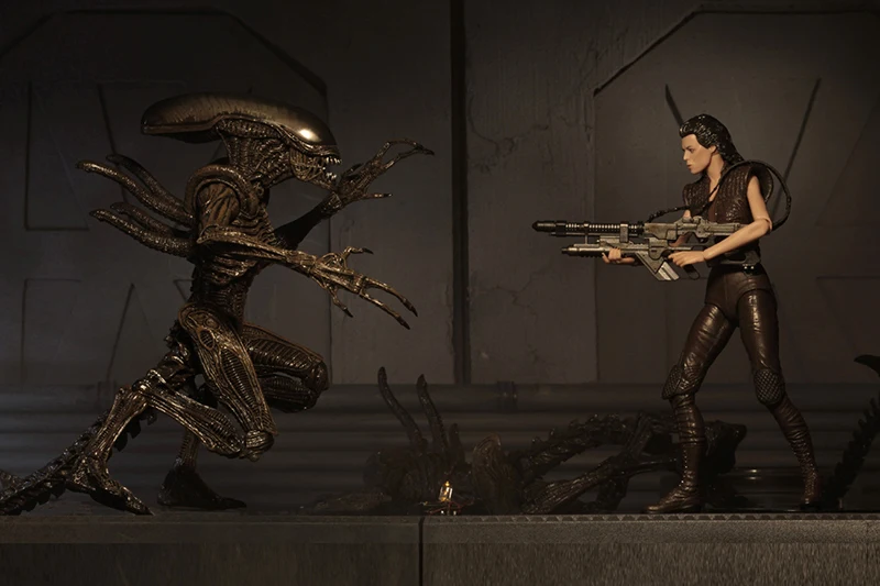 Оригинальная серия NECA Alien 14 Ripley 8 resuration Xenomorph Warrior фигурка модель игрушки куклы подарок