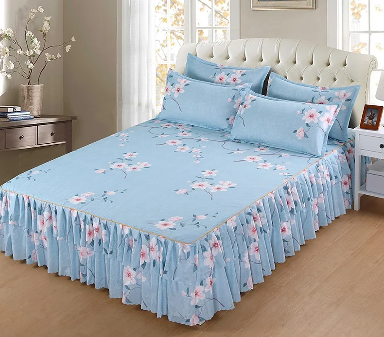 Bedspread-16 Комплект постельного белья из 3 предметов, современное модное покрывало, домашний текстиль, постельные принадлежности, мягкая кровать, юбка, 120x200 см/180x200 см, включая наволочку - Цвет: Bedspread-16