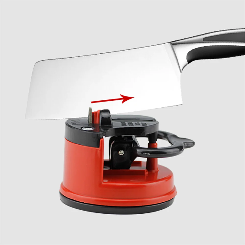 HOMELIA - Knife Sharpener with suction cup - Kitchen Knife Sharpeners -  Pocket Knife Sharpener - Manual Blade Sharpener