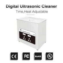 Digital Ultrasonic Cleaner Bath 4L Circuit Board Oil Dust Remove Hardware Ultra Sonic Washer Glassware Chain Ultrasound Cleaning
