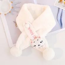 Зимний шарф; Детские шарфы; коллекция года; модные теплые шарфы Kawaii; Повседневный зимний теплый детский шарф с животными из мультфильмов; Sjaal Foulard
