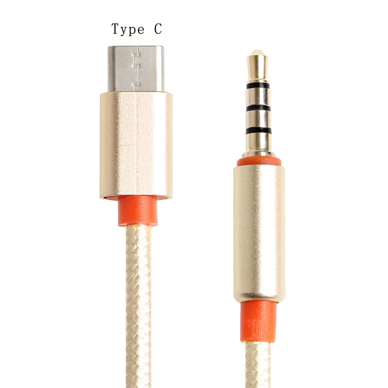 

USB 3.1 Type C Male To 3.5mm Male Earphone Audio AUX Converter Adapter Cable 77UA