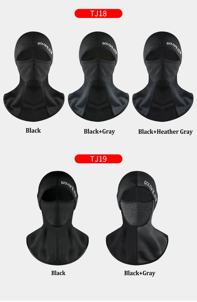 Winter Cycling Mask Fleece Thermal Keep Warm Windproof Cycling Face Mask Balaclava Ski Mask Fishing Skiing Hat Headwear (10)