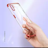 case samsung Slim Plating Transparent Phone Case For Samsung Note 10 Plus 9 8 A7 A9 2018 M10 A50 A70 S10 S9 S8 Soft Silicon Clear Back Cover (3)