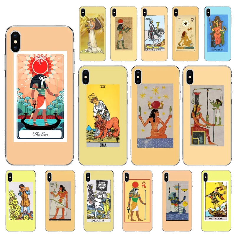 Чехол Tarot для телефона с картой iphone 13 12 mini 12Pro Max SE2 11 11Pro XS MAX XR 7 8 Plus | Мобильные
