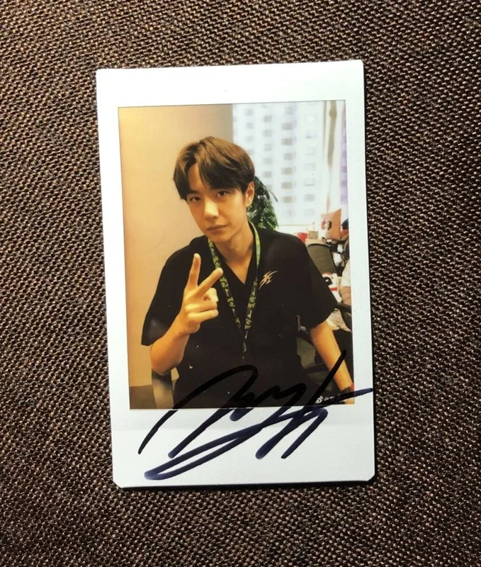 Ручная подписка YiBo Xiao Zhan autographed polaroid автограф Untamed 3 дюйма 89 К